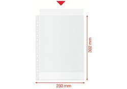 Showtas Esselte recycle PP A4 70µ 11-gaats transparant 100 stuks