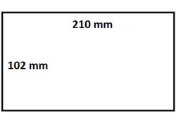 Zebra labeletiket IEZZY 3005093 102x210mm 76mm wit permanent