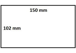 Zebra labeletiket IEZZY 800740-605 102x150mm 76mm wit permanent