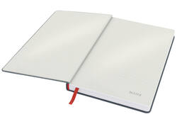 Notitieboek Leitz Cosy A5 160blz 100gr lijn grijs
