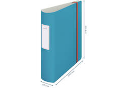 Ordner Leitz Cosy Active 180° 82mm PP A4 sereen blauw