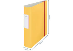 Ordner Leitz Cosy Active 180° 82mm PP A4 warm geel