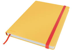Notitieboek Leitz Cosy B5 160blz 100gr lijn geel