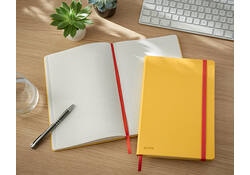 Notitieboek Leitz Cosy B5 160blz 100gr lijn geel