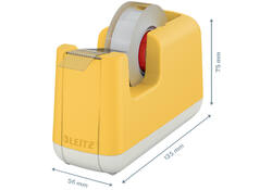 Plakbandhouder Leitz Cosy geel
