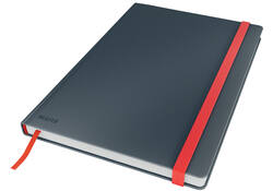 Notitieboek Leitz Cosy B5 160blz 100gr lijn grijs