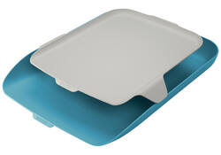 Brievenbak Leitz Cosy met desk organiser blauw