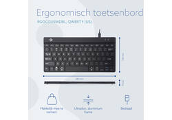 Toetsenbord R-Go Ergonomisch Compact Break QWERTY