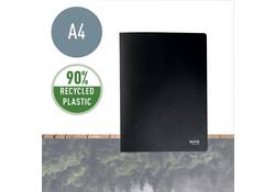 Showmap Leitz Recycle A4 20-tassen gerecycled PP zwart