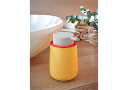 Handzeepdispenser Leitz Cosy voor handzeep 300ml geel
