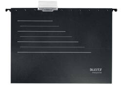 Hangmap Leitz Alpha Recycle A4 verticaal V-bodem zwart
