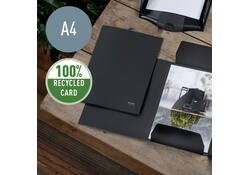 Dossiermap Leitz Recycle A4 3-kleps karton zwart
