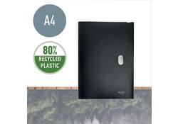 Dossiermap Leitz Recycle A4 3-kleps PP zwart