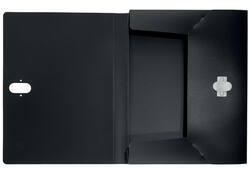 Documentenbox Leitz Recycle A4 PP zwart