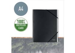 Sorteermap Leitz Recycle 6 tabs karton zwart