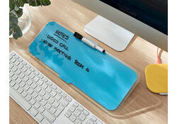 Glas Desktop Pad Leitz Cosy blauw