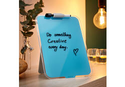 Glas Desktop Flipover Leitz Cosy blauw