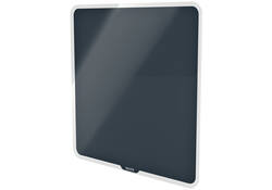 Glasbord Leitz Cosy magnetisch 450x450mm grijs