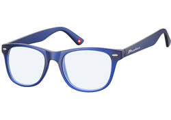 Leesbril Montana +2.50 dpt blue light filter blauw
