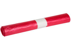 Afvalzak Powersterko HDPE T25 70x110cm 120L rood