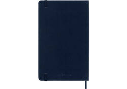 Agenda 2023/2024 Moleskine 18M Planner Weekly 7dag/1pagina large 130x210mm hard cover saffier blauw