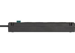 Stekkerdoos Brennenstuhl Bremounta 4 voudig 1.5 meter zwart