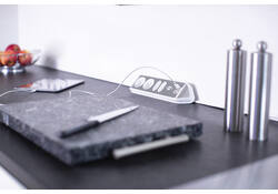 Stekkerdoos Brennenstuhl bureau Estilo 4 voudig inclusief 2 USB 2 meter wit/zilver