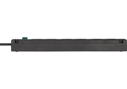 Stekkerdoos Brennenstuhl Bremounta 5 voudig inclusief 2 USB 3 meter zwart