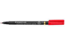 Viltstift Staedtler Lumocolor 319 special permanent F rood