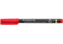 Viltstift Staedtler Lumocolor 319 special permanent F rood