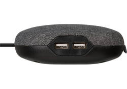 Laadstation Brennenstuhl Estilo 1 eurosocket twetieloppervlak 2 USB zwart/grijs