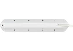 Stekkerdoos Brennenstuhl bureau Estilo 6 voudig inclusief 2 USB 200cm wit/zilver