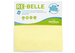 Microvezeldoek Greenspeed Re-belle 40x40cm geel