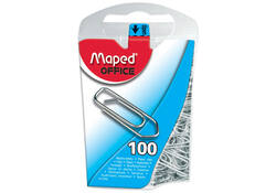 Paperclip Maped Office 25mm 100 stuks zilver
