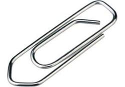 Paperclip Maped Office 25mm 100 stuks zilver