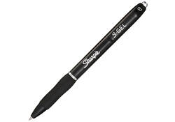 Gelschrijver Sharpie S-gel medium zwart blister à 3 stuks