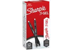 Gelschrijver Sharpie S-gel medium zwart
