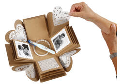 Explosion box Creativ Company 12x12x12cm naturel