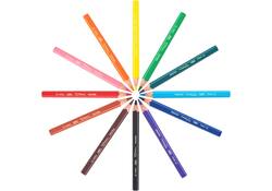 Kleurpotloden BicKids Evolution ecolutions assorti schoolbox à 144 stuks