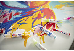 Acrylmarker edding e-5400 3D double liner medium basis assorti set à 5 stuks