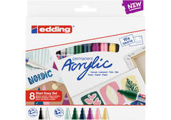 Acrylmarker edding starterskit klein Scandinavisch