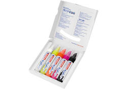 Acrylmarker edding e-5000 breed neon assorti set à 5 stuks
