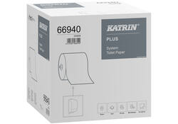 Toiletpapier Katrin Plus System 2-laags 800vel 36rollen wit
