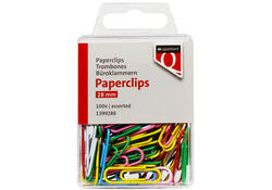 Paperclip Quantore 28mm 100 stuks assorti
