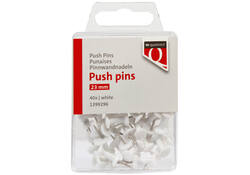 Push pins Quantore 40 stuks wit