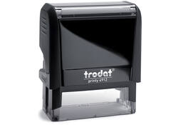Tekststempel Trodat Printy 4912 personaliseerbaar zw 4regels 47x18mm