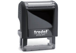 Tekststempel Trodat Printy 4911 personaliseerbaar zw 3regels 48x14mm