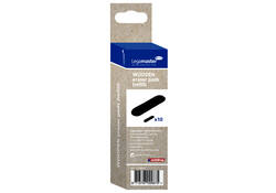 Navulling whiteboardwisser Legamaster zwart 10stuks
