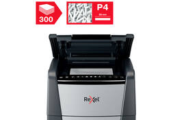 Papiervernietiger Rexel Optimum Auto+ 300X P4 snippers 4x26mm