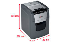 Papiervernietiger Rexel Optimum Auto+ 100X P4 snippers 4x28mm